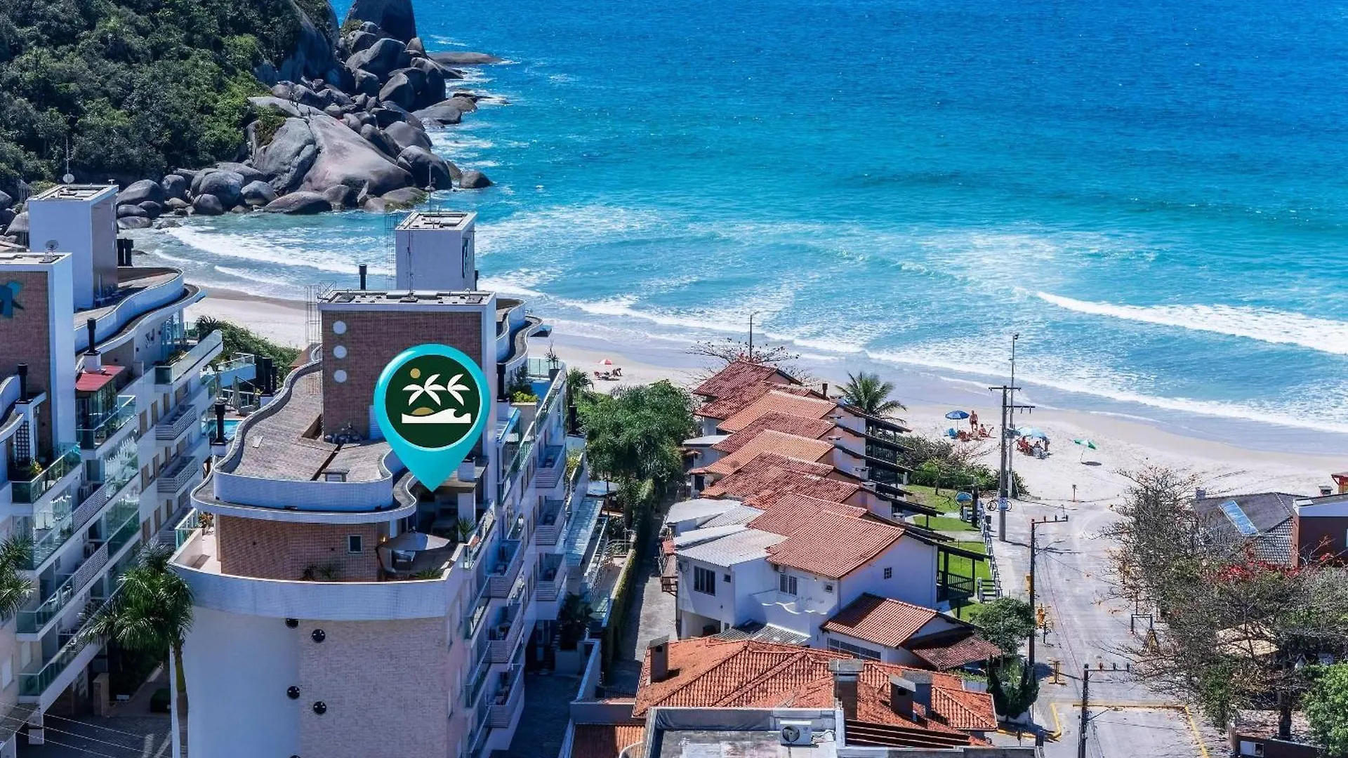 Apartmán Varandas Do Atlantico 403B - Excelente Apartamento Em Condominio De Luxo A Beira Mar - Piscina Climatizada - Academia - Bombinhas